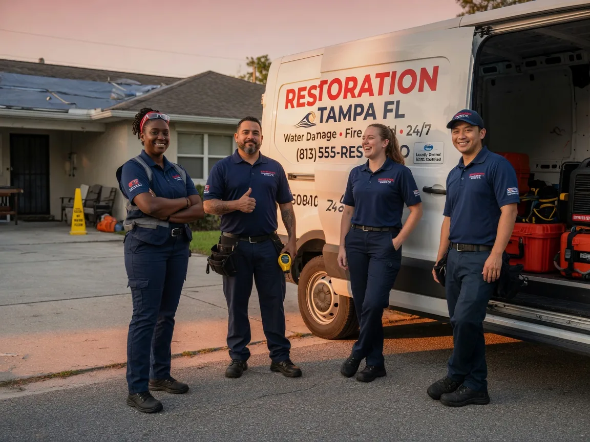 Water Damage Restoration company in Cloverdale, OH